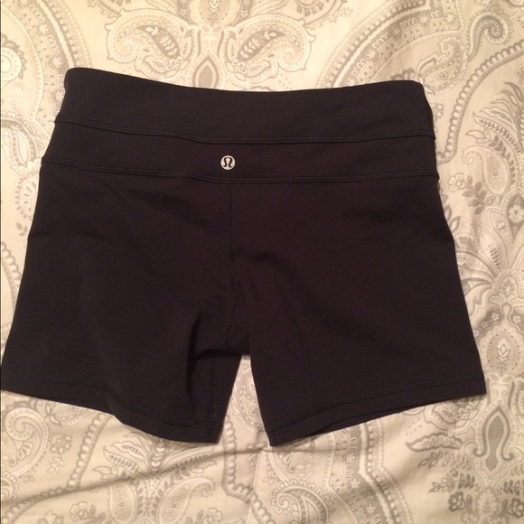 lululemon athletica Pants - LuluLemon Black Fitted Shorts